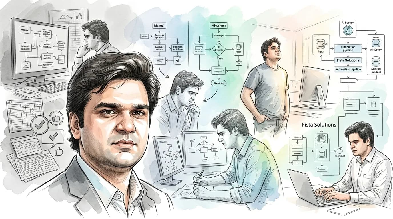Muhammad Usman Akbar founding Fista Solutions