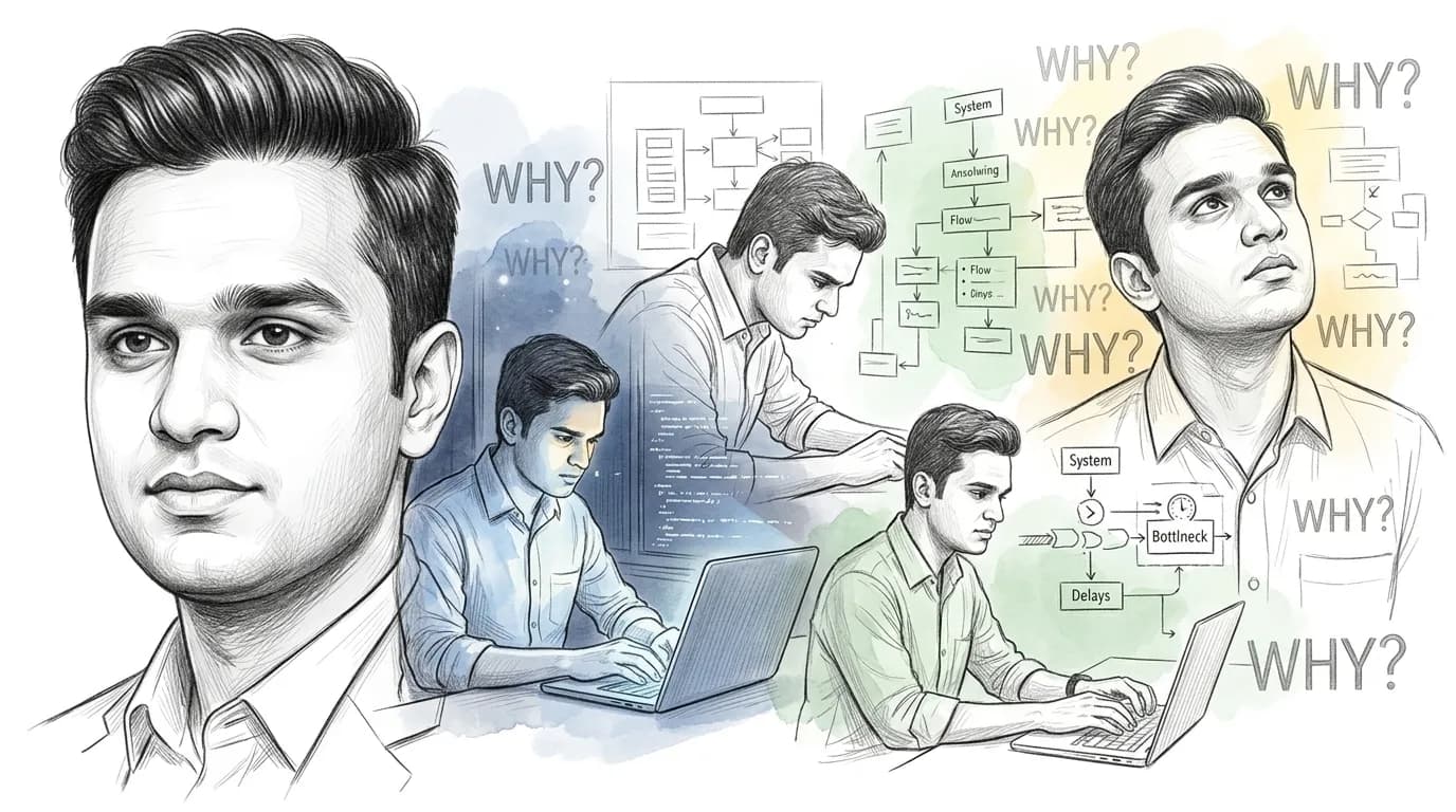 Muhammad Usman Akbar in the early software engineering stage of his career